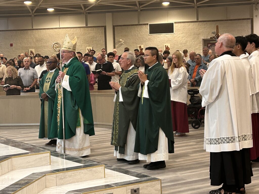 ReOpening Mass with Bishop Lobsinger – September 12th